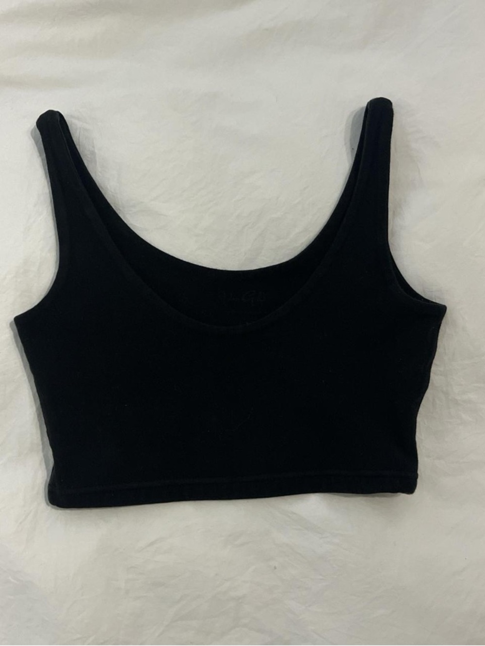 Brandy Melville Black Crop Tank